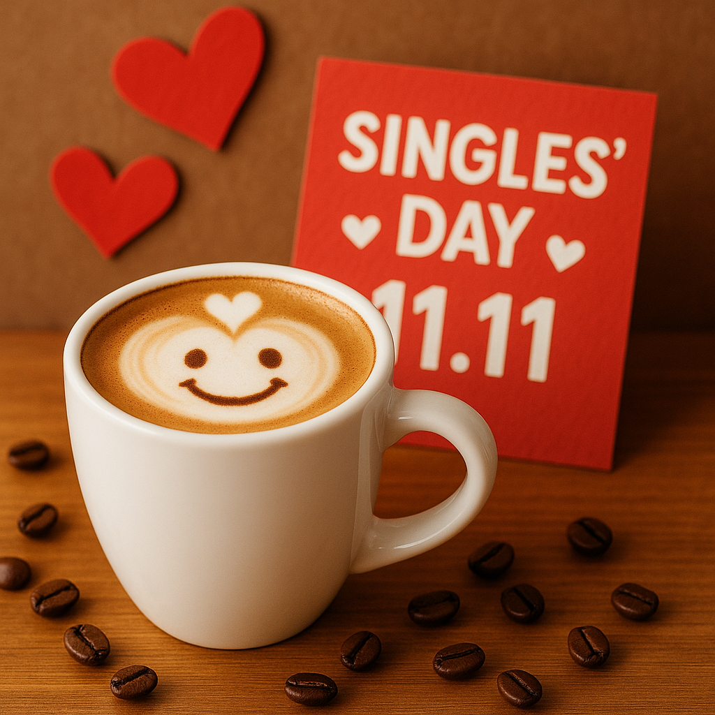 Singles’ Day & Kaffee – eine Liebe auf den ersten Schluck ☕❤️