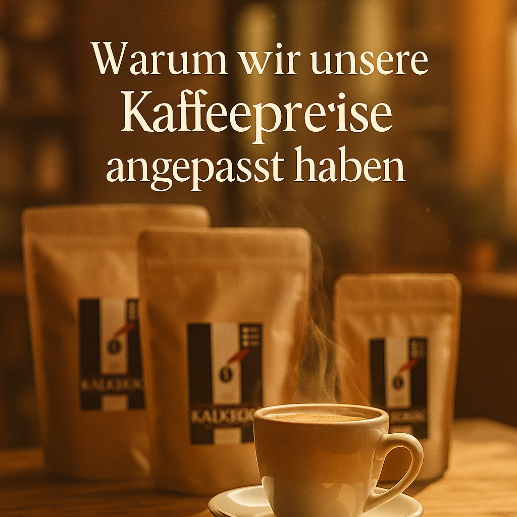 Warum wir unsere Kaffeepreise angepasst haben