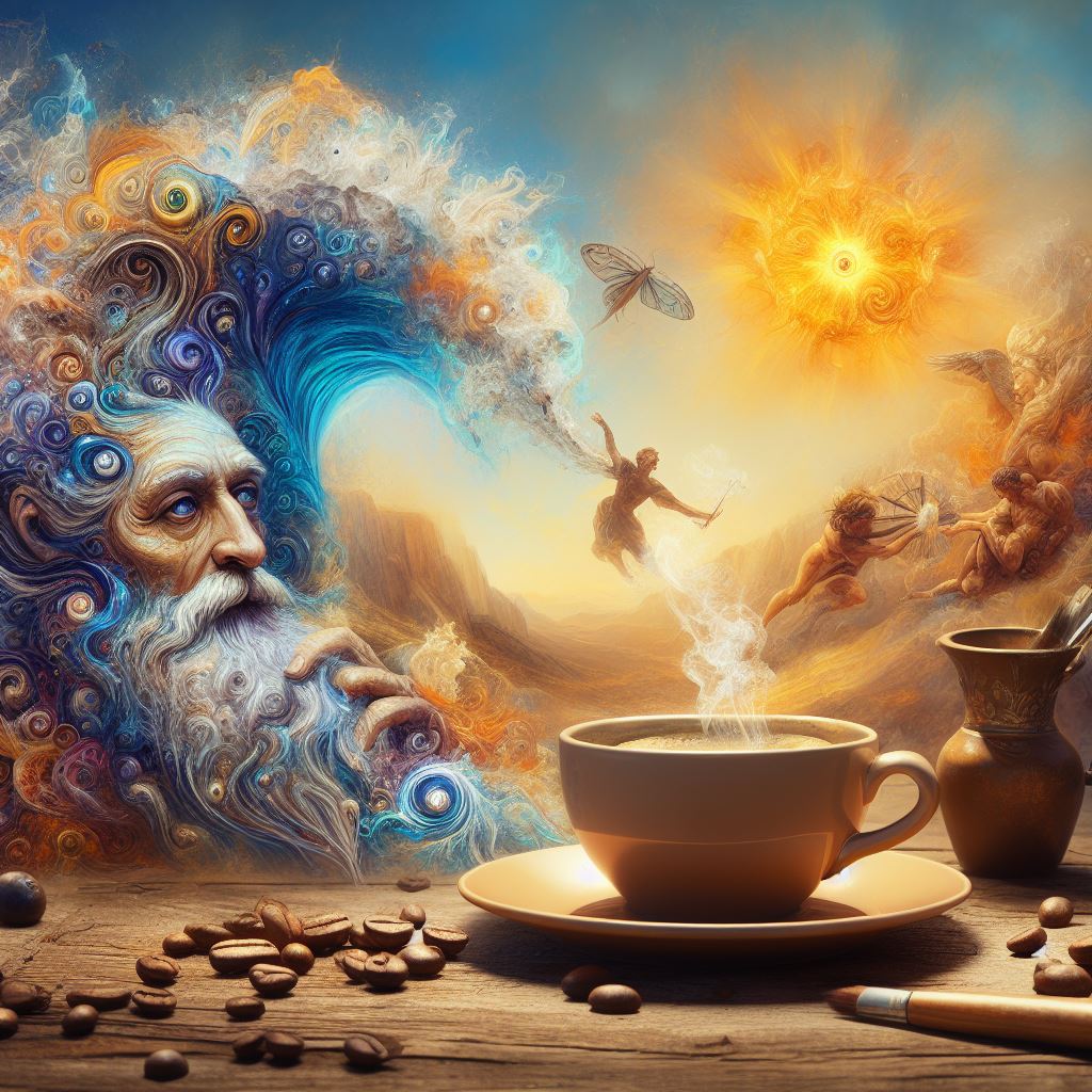 Kunst im Tassenformat: Die Kaffeewelt der kreativen Genies