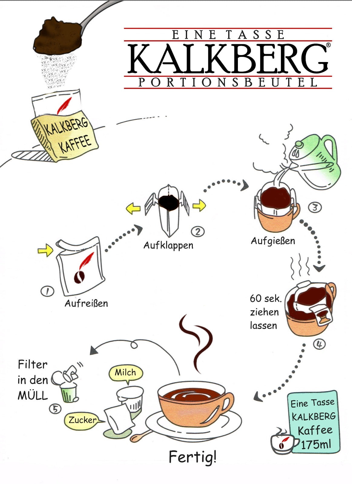 1 Tasse Kalkberg Kenia